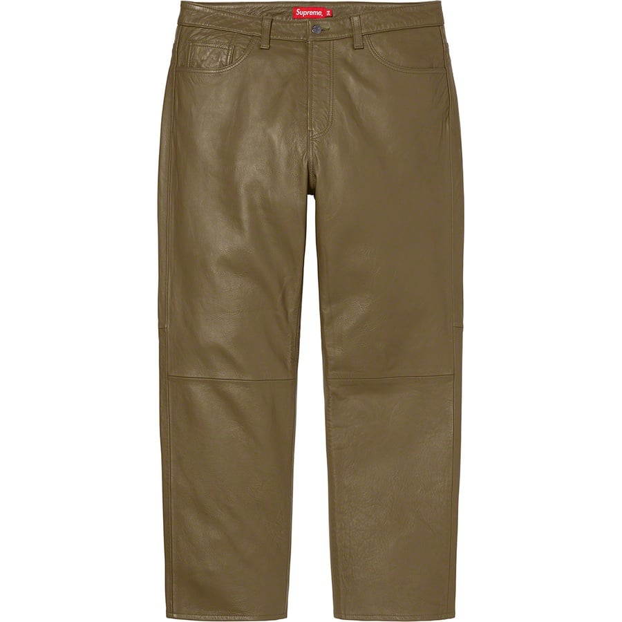 Leather 5-Pocket Jean - fall winter 2021 - Supreme