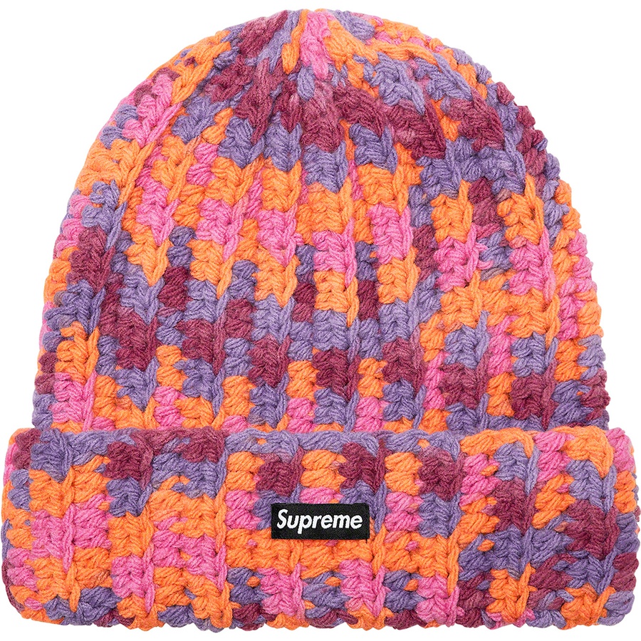 Details on Crochet Beanie Orange from fall winter
                                                    2021 (Price is $38)