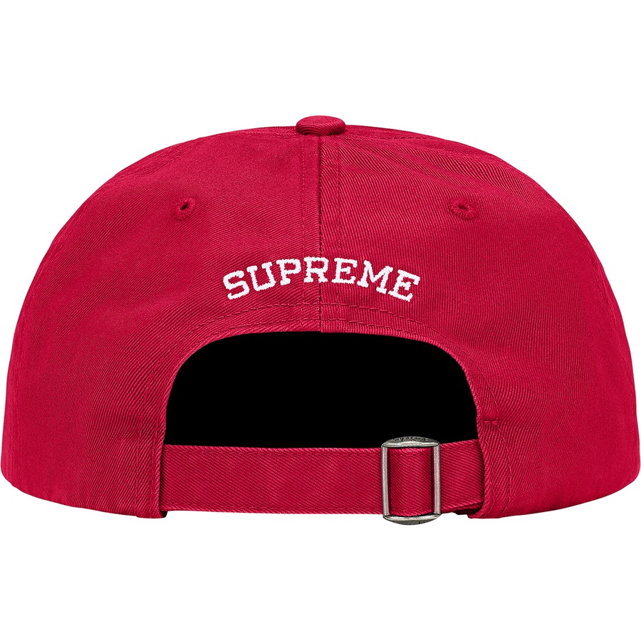Details on Est. 1994 6-Panel Red from fall winter 2021 (Price is $48)