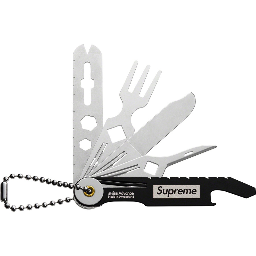 Details on Supreme Swiss Advance Crono N5 Pocket Knife Black from fall winter
                                                    2021 (Price is $64)