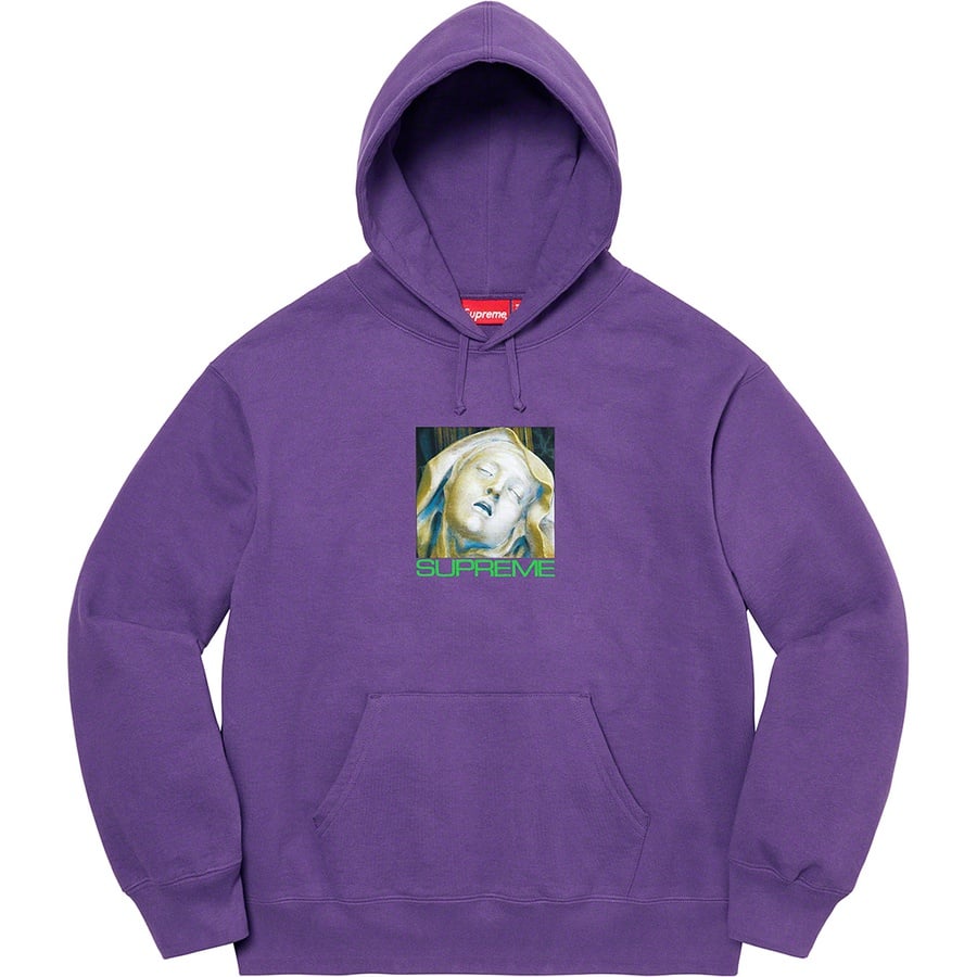 Details on Ecstasy Hooded Sweatshirt Dusty Purple from fall winter
                                                    2021 (Price is $158)