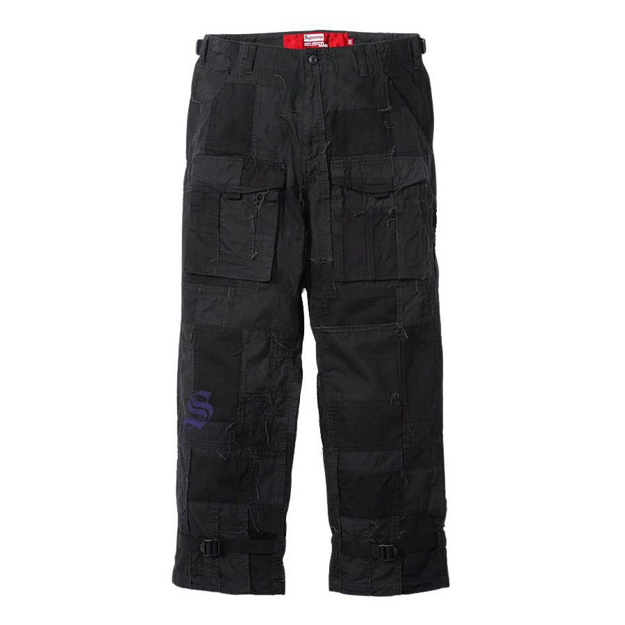 Details on Supreme JUNYA WATANABE COMME des GARÇONS MAN Patchwork Cargo Pant  from fall winter
                                                    2021 (Price is $398)