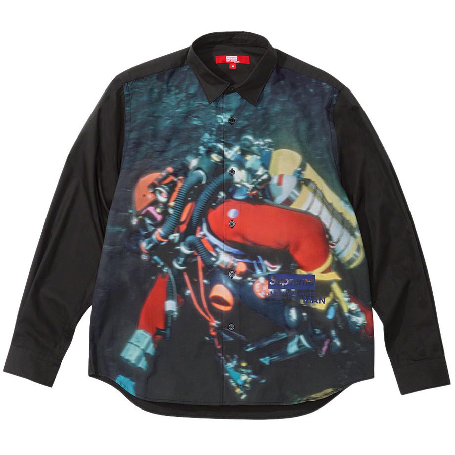 Details on Supreme JUNYA WATANABE COMME des GARÇONS MAN Nature Shirt  from fall winter
                                                    2021 (Price is $188)