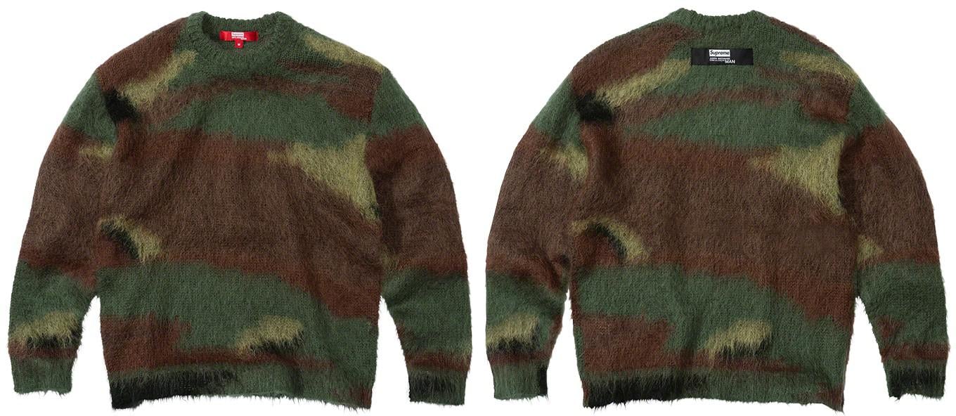 JUNYA WATANABE COMME des GARÇONS MAN Brushed Camo Sweater - fall ...