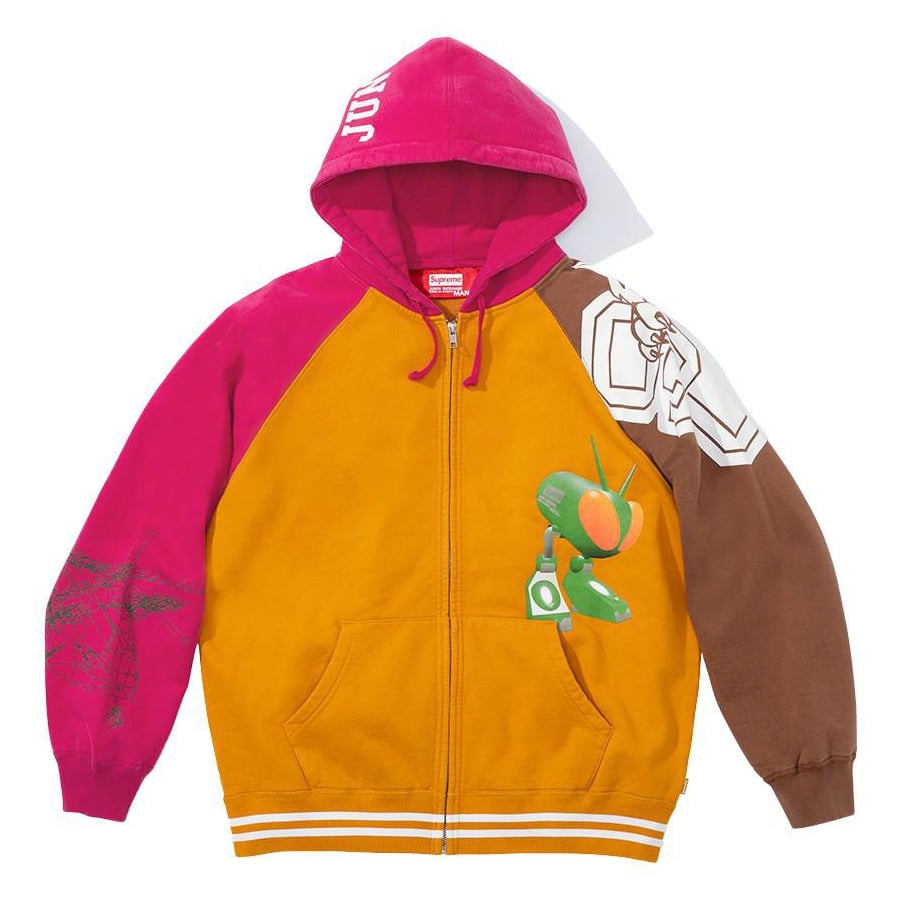 Details on Supreme JUNYA WATANABE COMME des GARÇONS MAN Zip Up Hooded Sweatshirt  from fall winter
                                                    2021 (Price is $228)