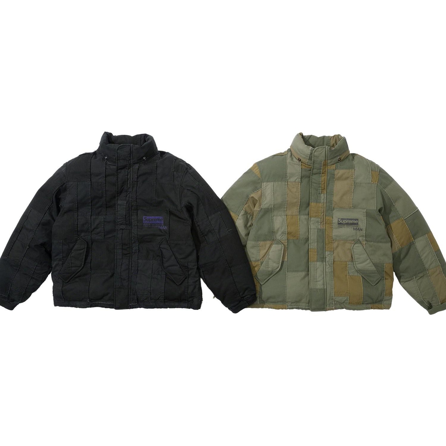 Supreme Supreme JUNYA WATANABE COMME des GARÇONS MAN Patchwork Puffy Jacket released during fall winter 21 season