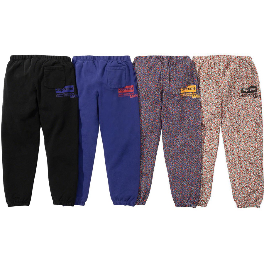 Details on Supreme JUNYA WATANABE COMME des GARÇONS MAN Sweatpant from fall winter
                                            2021 (Price is $168)