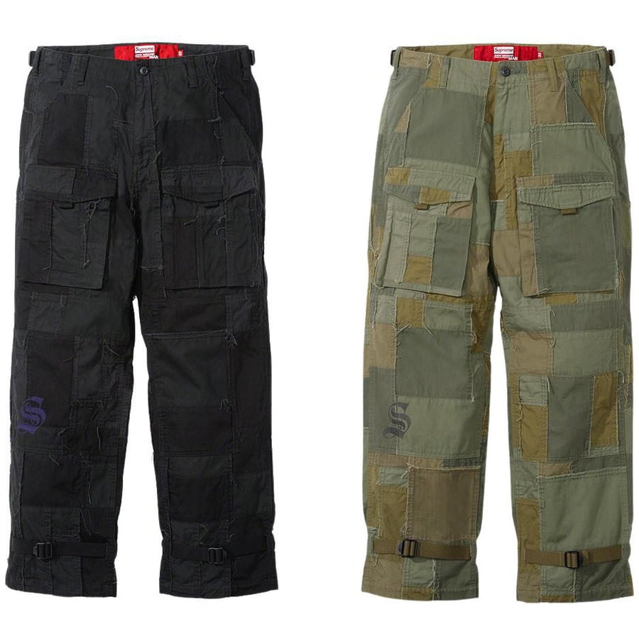 Supreme Supreme JUNYA WATANABE COMME des GARÇONS MAN Patchwork Cargo Pant for fall winter 21 season