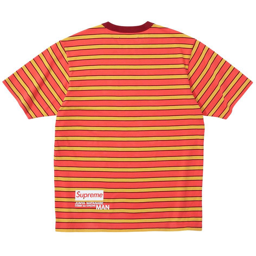 Details on Supreme JUNYA WATANABE COMME des GARÇONS MAN Stripe S S Top  from fall winter
                                                    2021 (Price is $98)