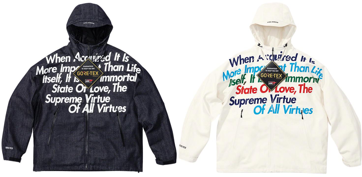 JUNYA WATANABE COMME des GARÇONS MAN GORE-TEX Denim Parka - fall winter  2021 - Supreme