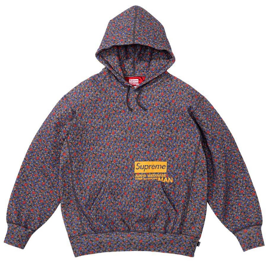 Details on Supreme JUNYA WATANABE COMME des GARÇONS MAN Hooded Sweatshirt  from fall winter
                                                    2021 (Price is $178)