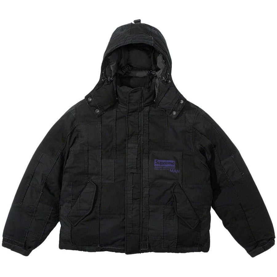 Details on Supreme JUNYA WATANABE COMME des GARÇONS MAN Patchwork Puffy Jacket  from fall winter
                                                    2021 (Price is $648)