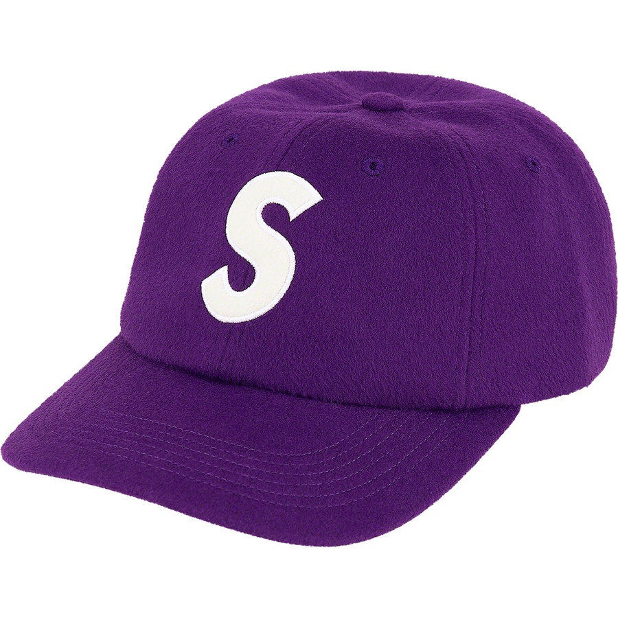 Supreme Wool S Logo 6-Panel (FW21) - Purple - $58