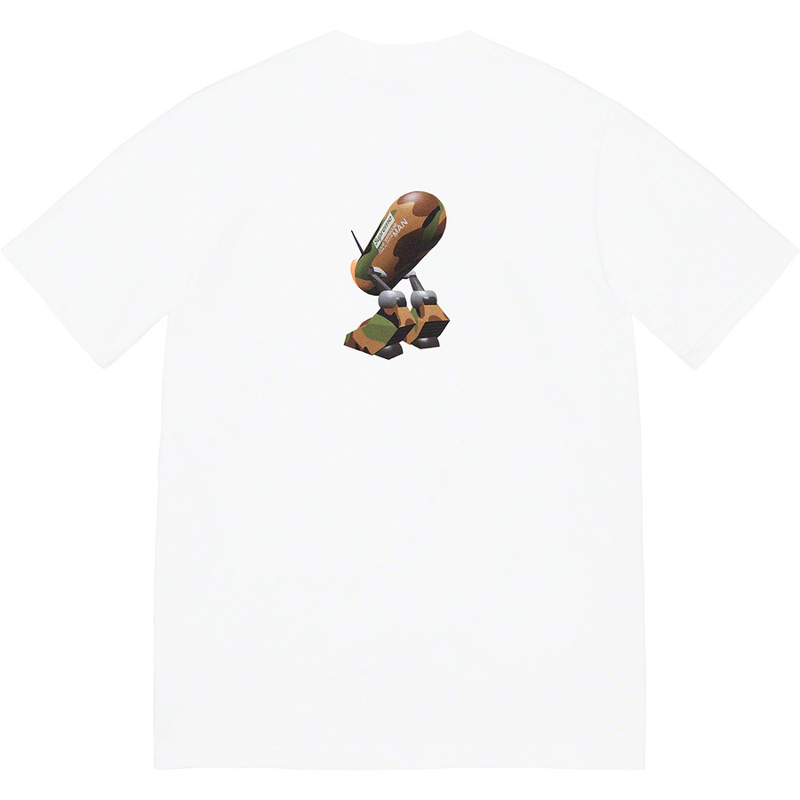 Details on Supreme JUNYA WATANABE COMME des GARÇONS MAN Bug Tee White from fall winter
                                                    2021 (Price is $54)