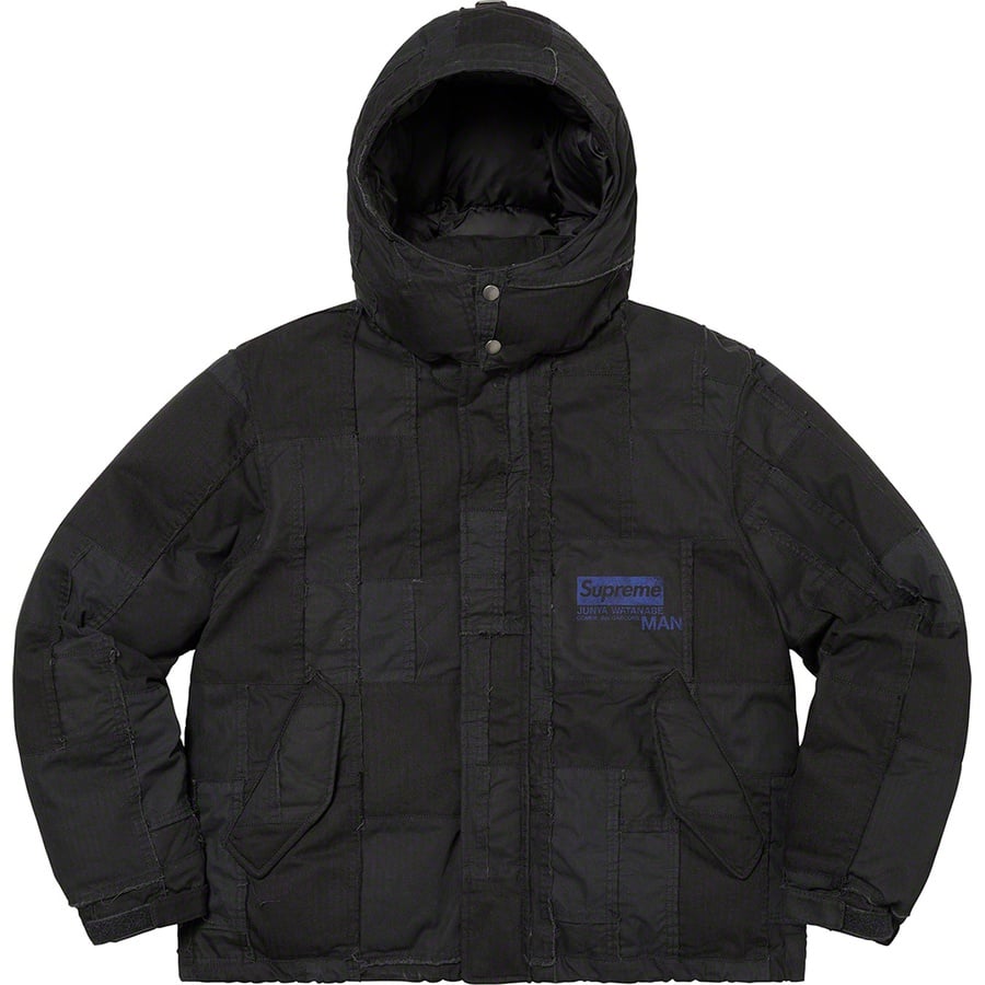 Supreme Patchwork Puffy Jacket Black-