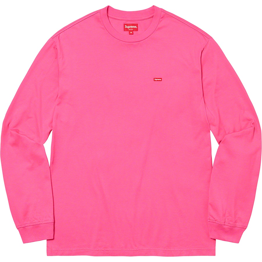 Details on Small Box L S Tee Light Pink from fall winter 2021 (Price is $68)