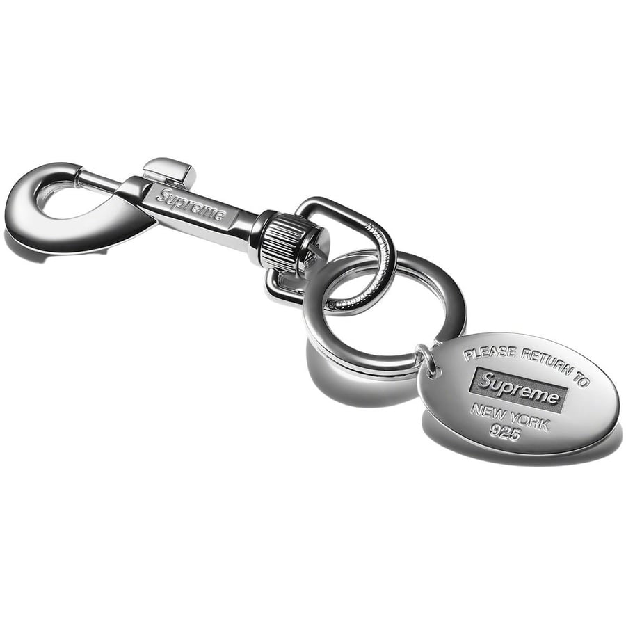 Supreme Supreme Tiffany & Co. Return to Tiffany Oval Tag Keyring releasing on Week 12 for fall winter 21