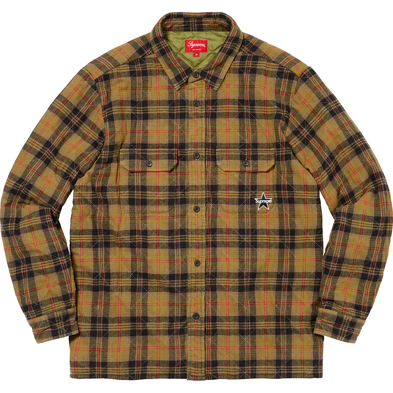 Quilted Plaid Flannel Shirt - fall winter 2021 - Supreme