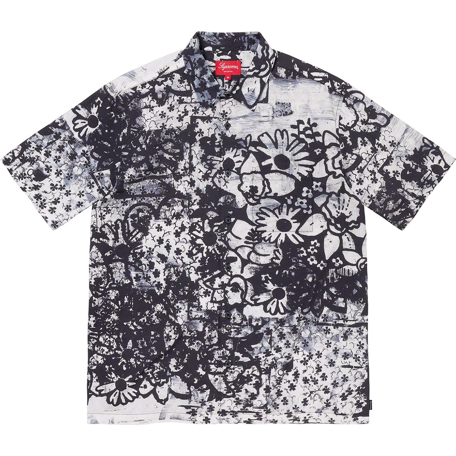 Details on Christopher Wool SupremeS S Shirt Black from fall winter
                                                    2021 (Price is $148)