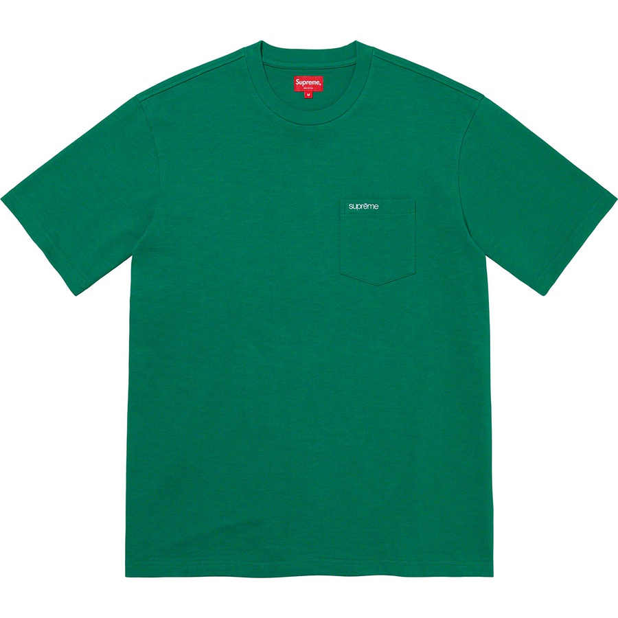 Details on S S Pocket Tee Green from fall winter
                                                    2021 (Price is $60)