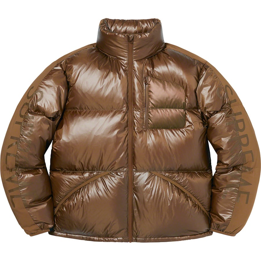 Details on Featherweight Down Jacket Brown from fall winter 2021 (Price is $368)