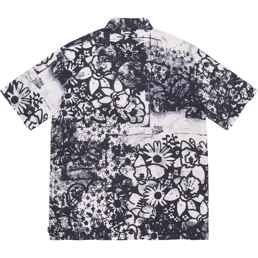 Details on Christopher Wool SupremeS S Shirt Black from fall winter 2021 (Price is $148)