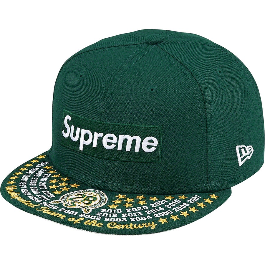 Supreme Undisputed Box Logo New Era (FW21) - Dark Green - $54