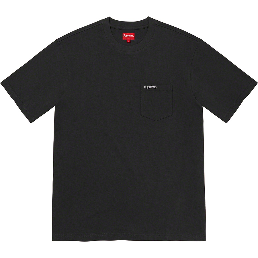 Details on S S Pocket Tee Black from fall winter 2021 (Price is $60)