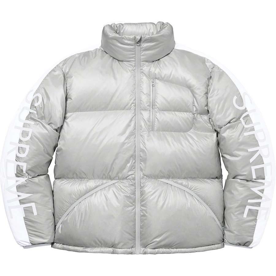 supreme feather weight down jacket white