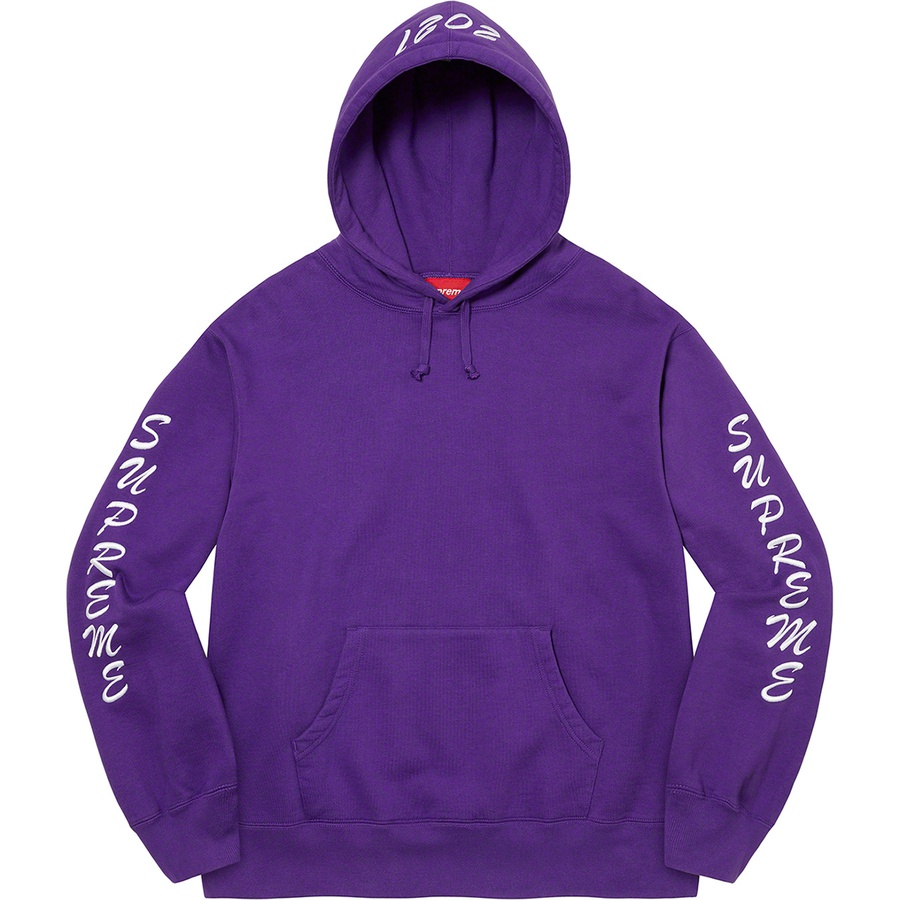 Details on Guardian Hooded Sweatshirt Purple from fall winter
                                                    2021 (Price is $168)