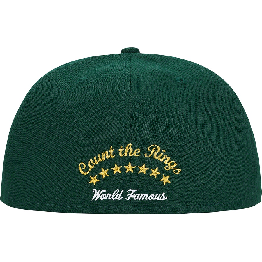 Details on Undisputed Box Logo New Era Dark Green from fall winter 2021 (Price is $54)