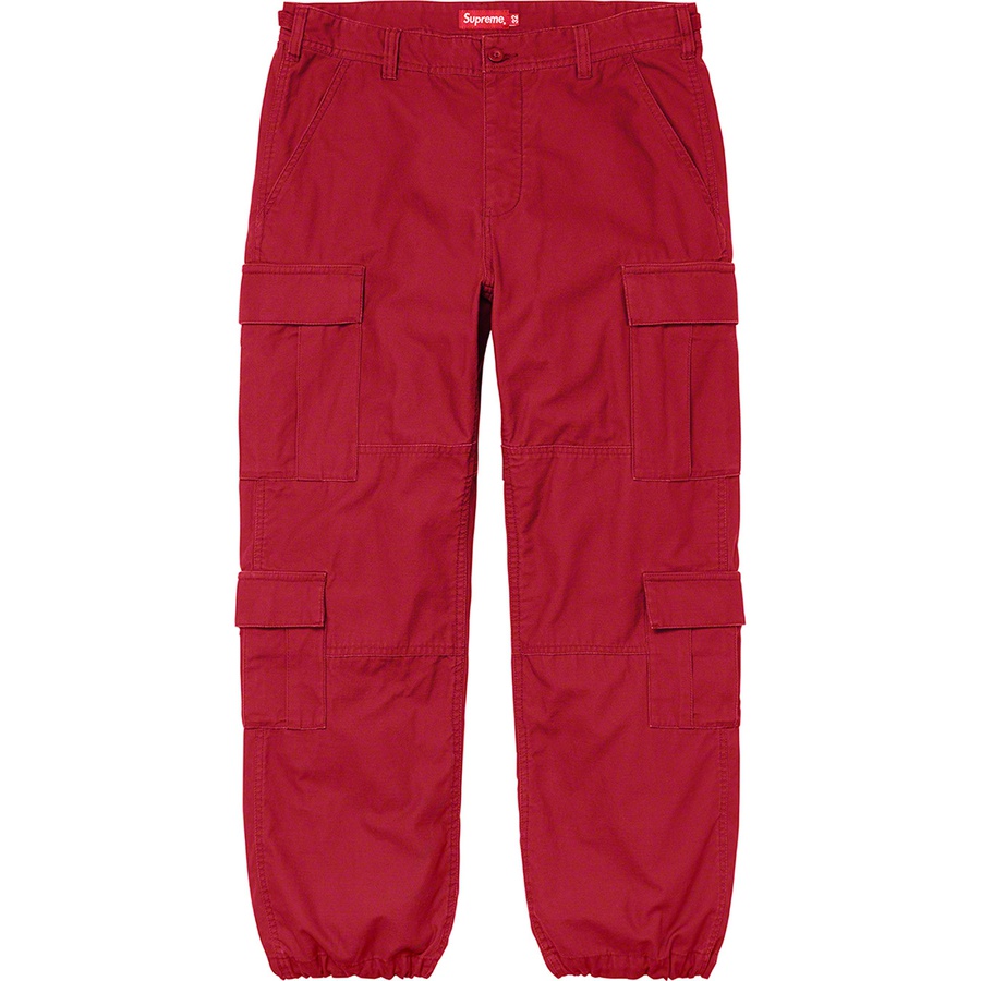 Details on Cargo Pant Red from fall winter 2021 (Price is $158)