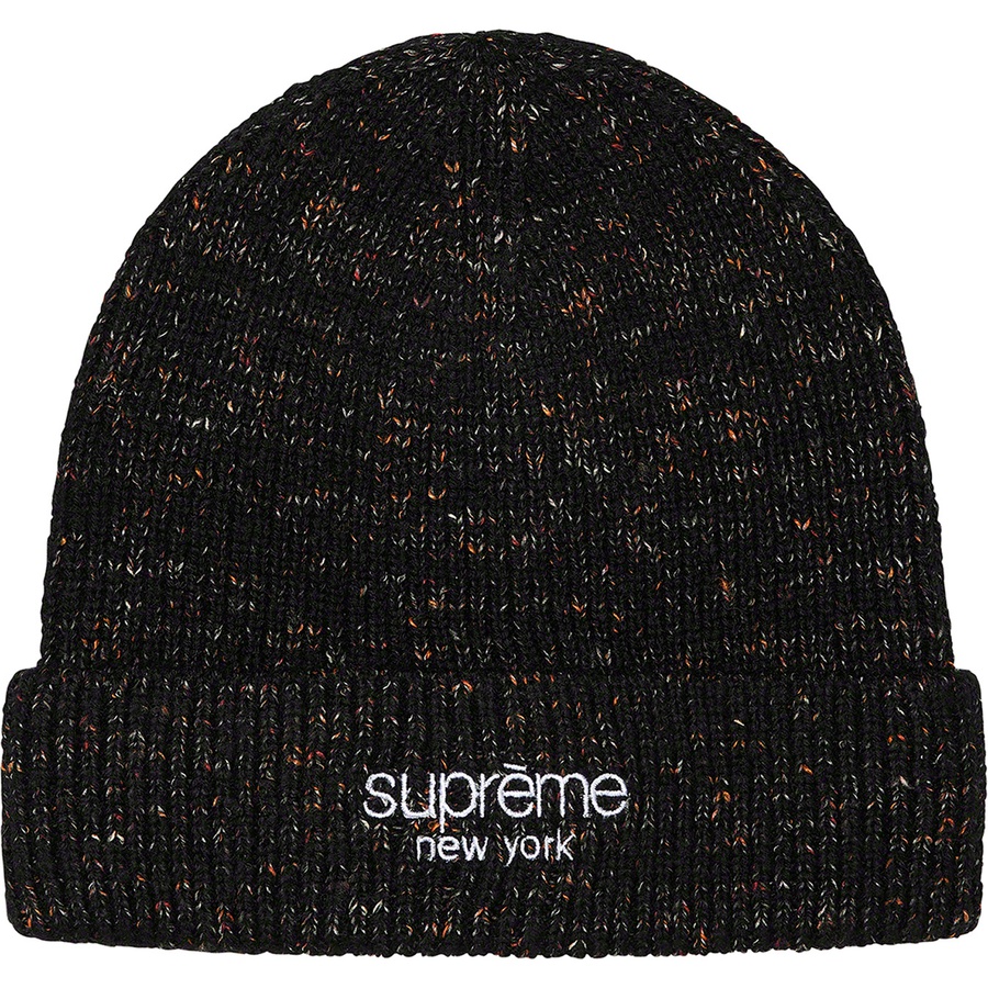 Details on Rainbow Speckle Beanie Black from fall winter
                                                    2021 (Price is $48)