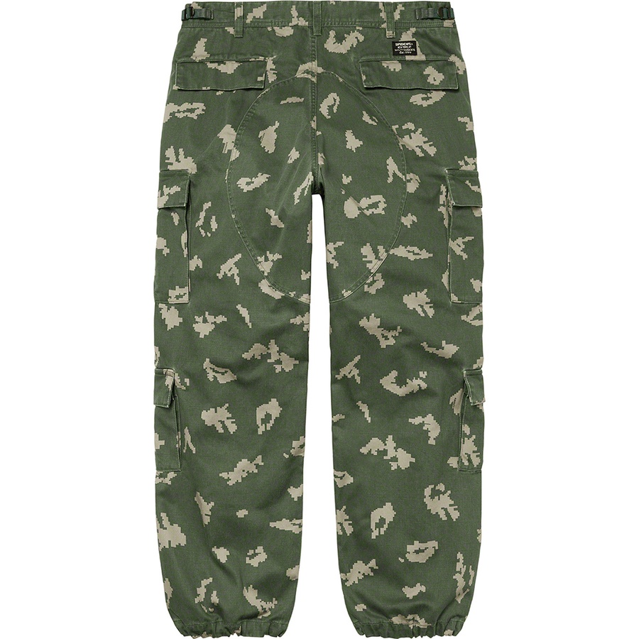 Details on Cargo Pant Olive Russian Camo from fall winter
                                                    2021 (Price is $158)