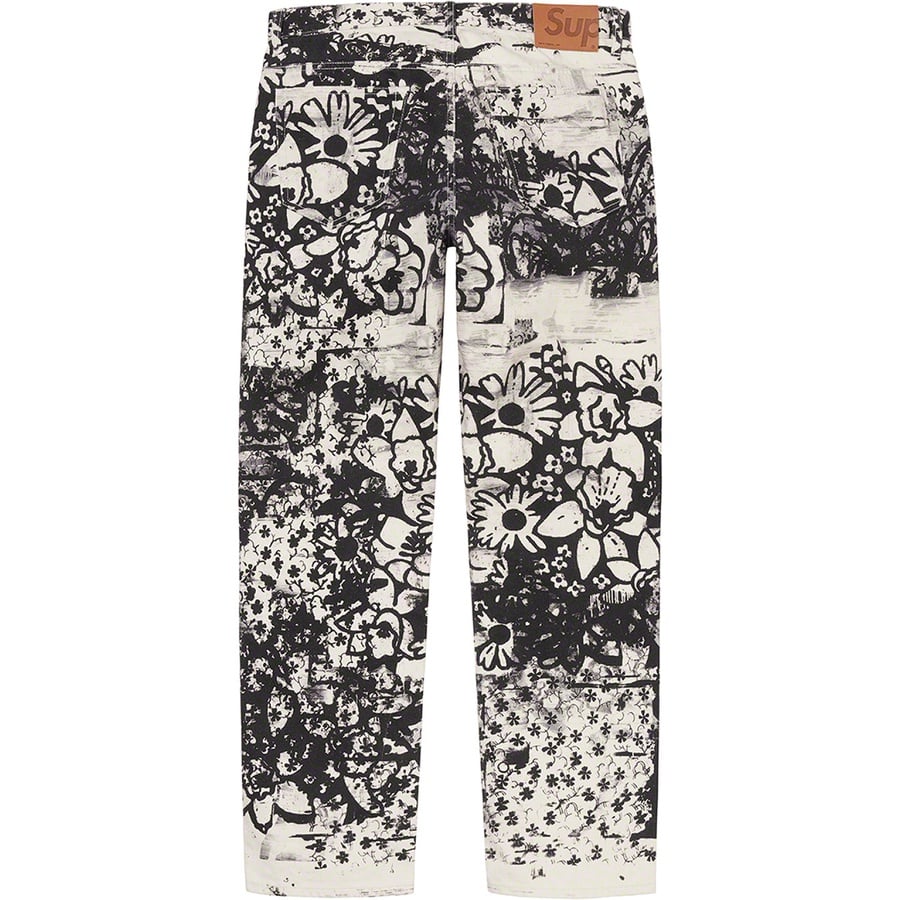Details on Christopher Wool SupremeRegular Jean Black from fall winter
                                                    2021 (Price is $168)