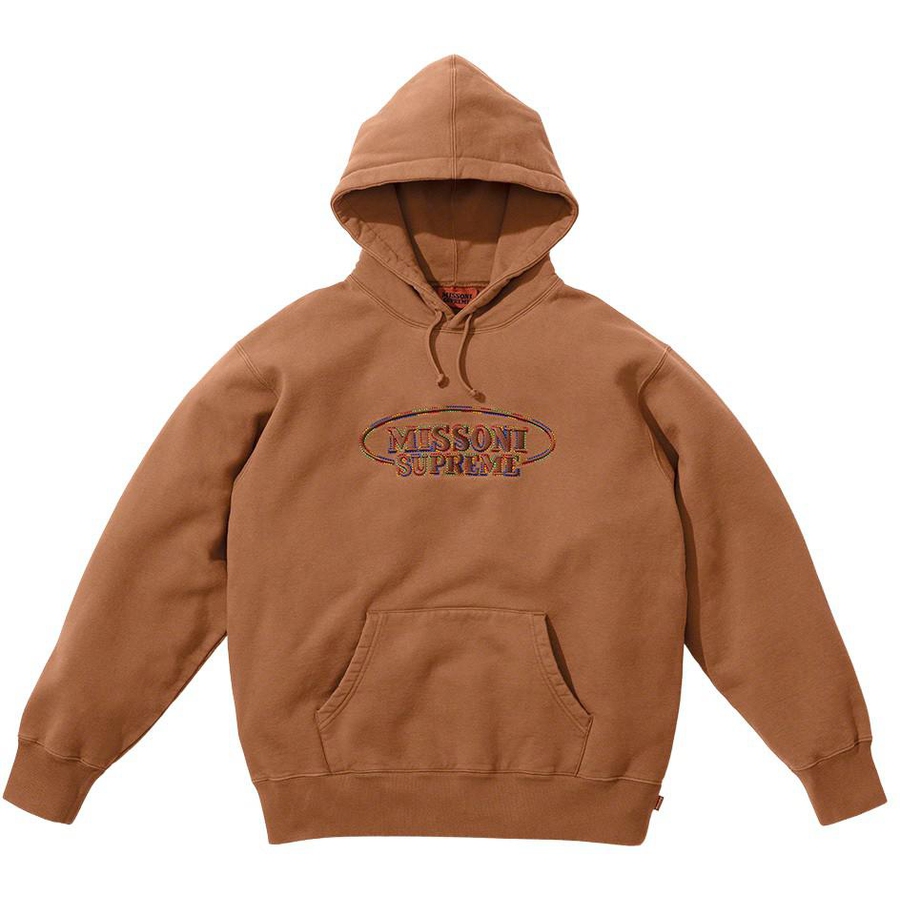 Details on Supreme Missoni Hooded Sweatshirt  from fall winter 2021 (Price is $178)