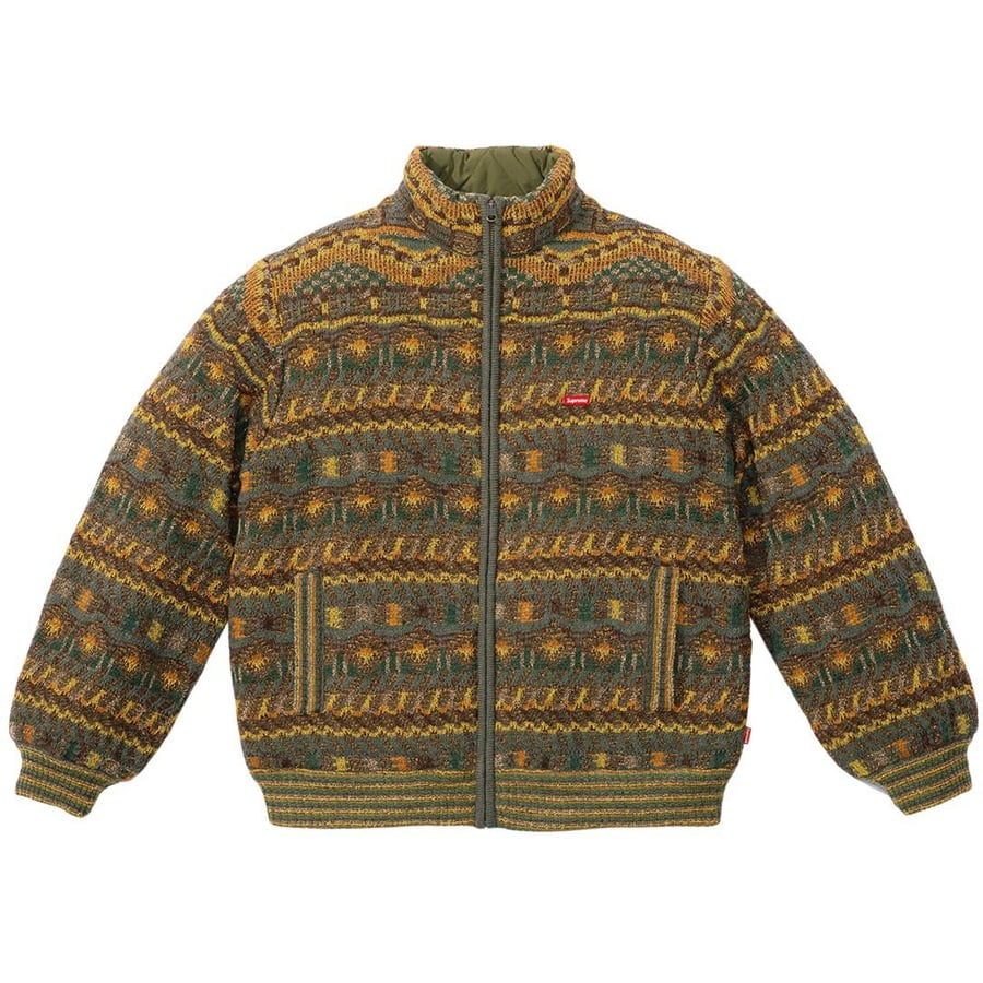 Details on Supreme Missoni Reversible Knit Jacket  from fall winter
                                                    2021 (Price is $498)