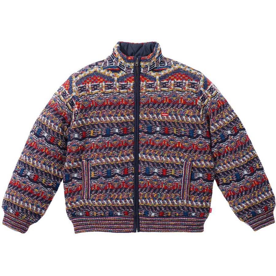 Details on Supreme Missoni Reversible Knit Jacket  from fall winter
                                                    2021 (Price is $498)