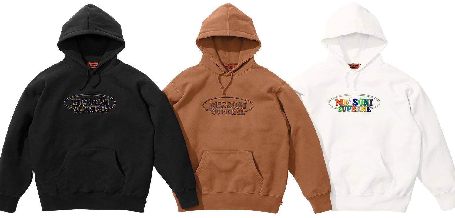 Missoni Hooded Sweatshirt - fall winter 2021 - Supreme