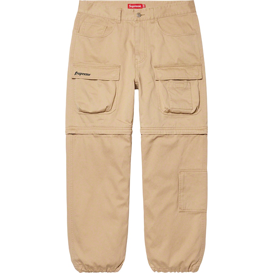 Details on Zip-Off Utility Pant Khaki from fall winter
                                                    2021 (Price is $168)