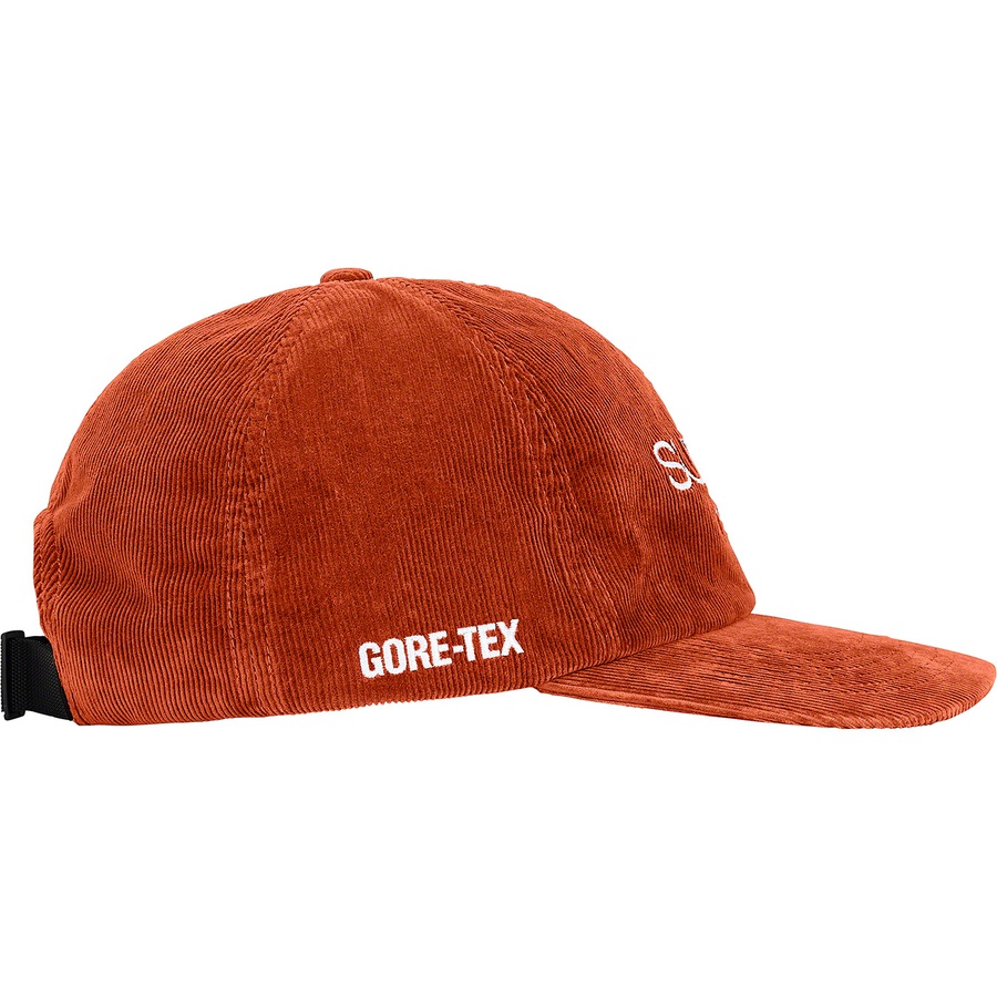 Details on GORE-TEX Corduroy Classic Logo 6-Panel Rust from fall winter 2021 (Price is $54)