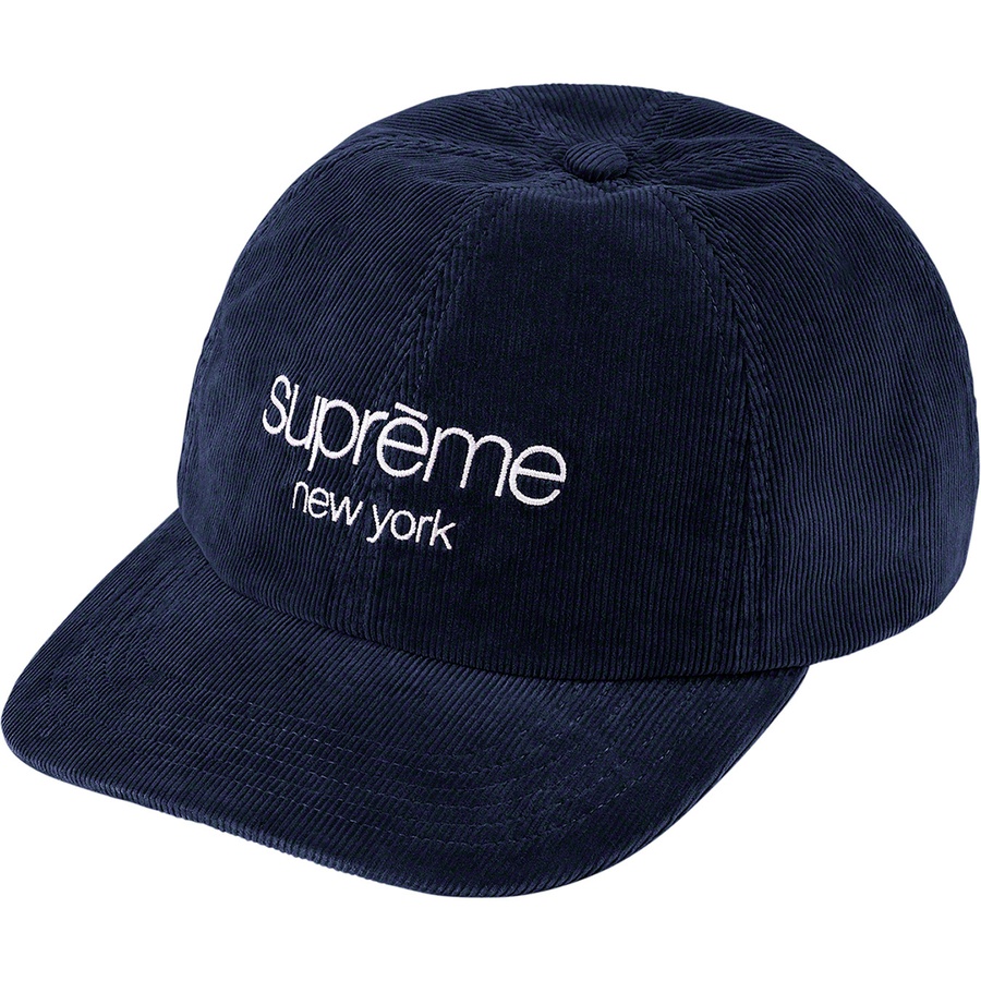 Details on GORE-TEX Corduroy Classic Logo 6-Panel Navy from fall winter 2021 (Price is $54)