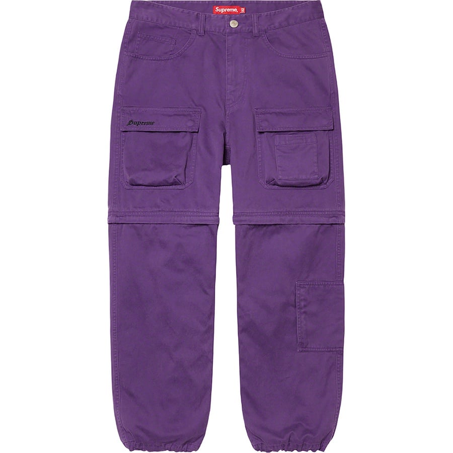 Details on Zip-Off Utility Pant Purple from fall winter
                                                    2021 (Price is $168)