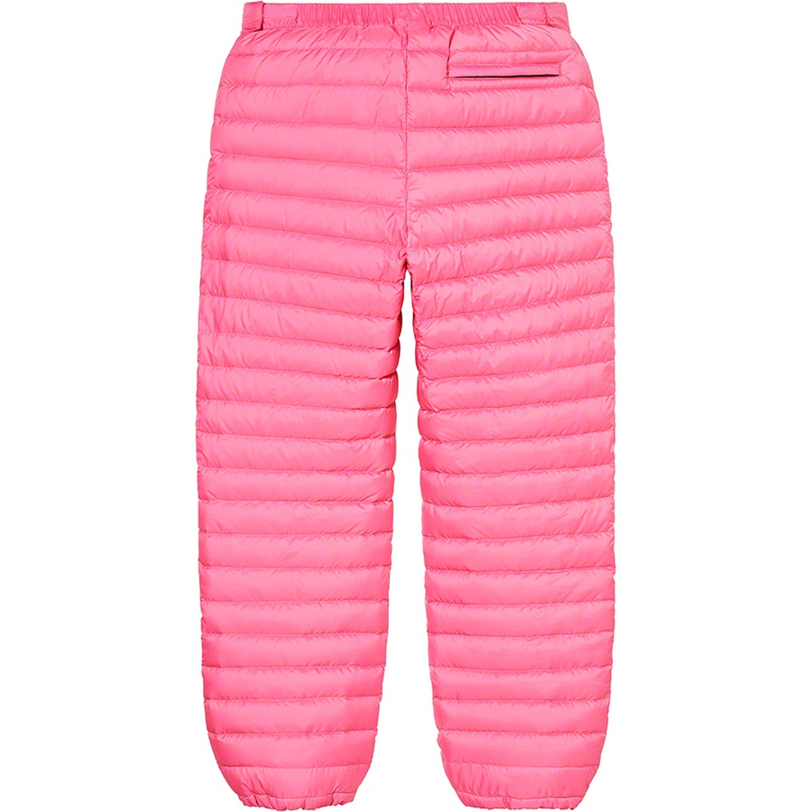 Details on Micro Down Pant Pink from fall winter
                                                    2021 (Price is $188)