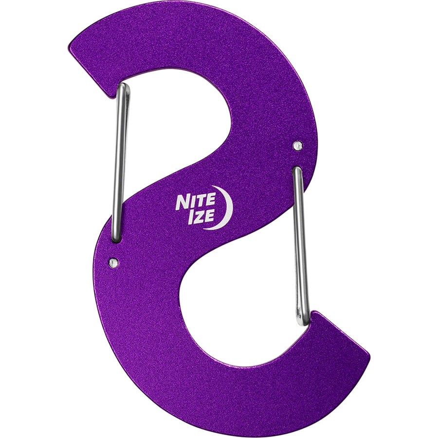 Details on Supreme Nite Ize S Logo Keychain Purple from fall winter 2021 (Price is $24)
