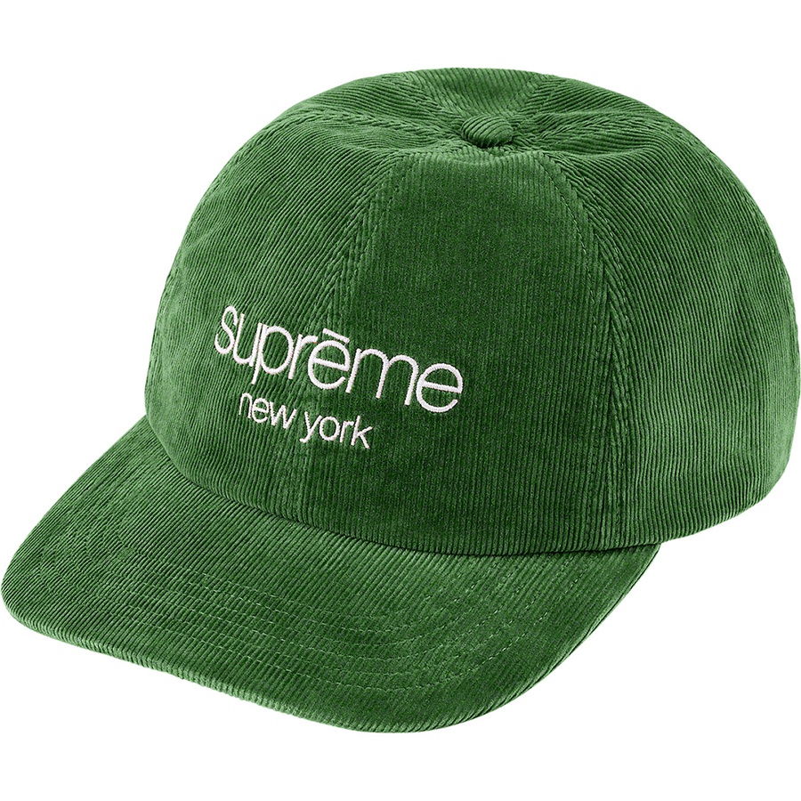 Details on GORE-TEX Corduroy Classic Logo 6-Panel Green from fall winter 2021 (Price is $54)