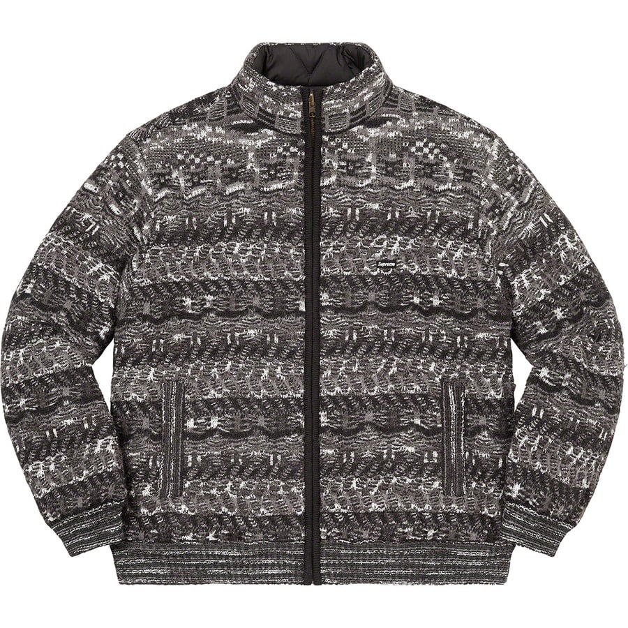 Details on Supreme Missoni Reversible Knit Jacket Black from fall winter
                                                    2021 (Price is $498)