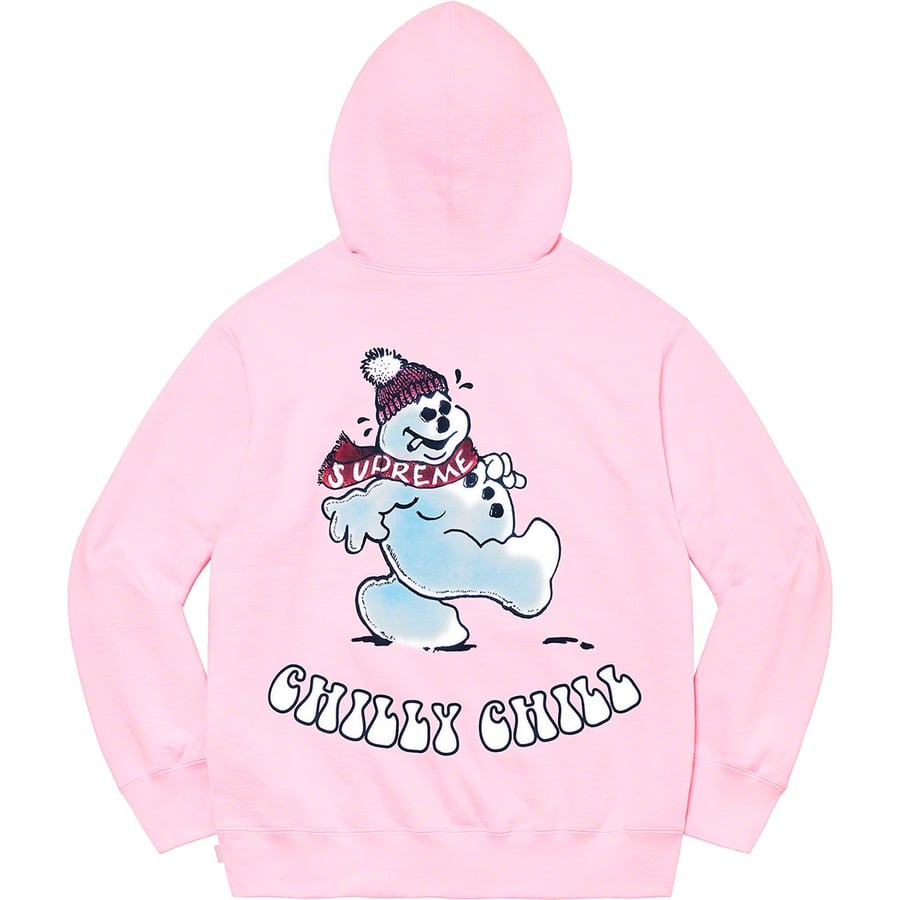 Details on Snowman Hooded Sweatshirt Light Pink from fall winter
                                                    2021 (Price is $158)