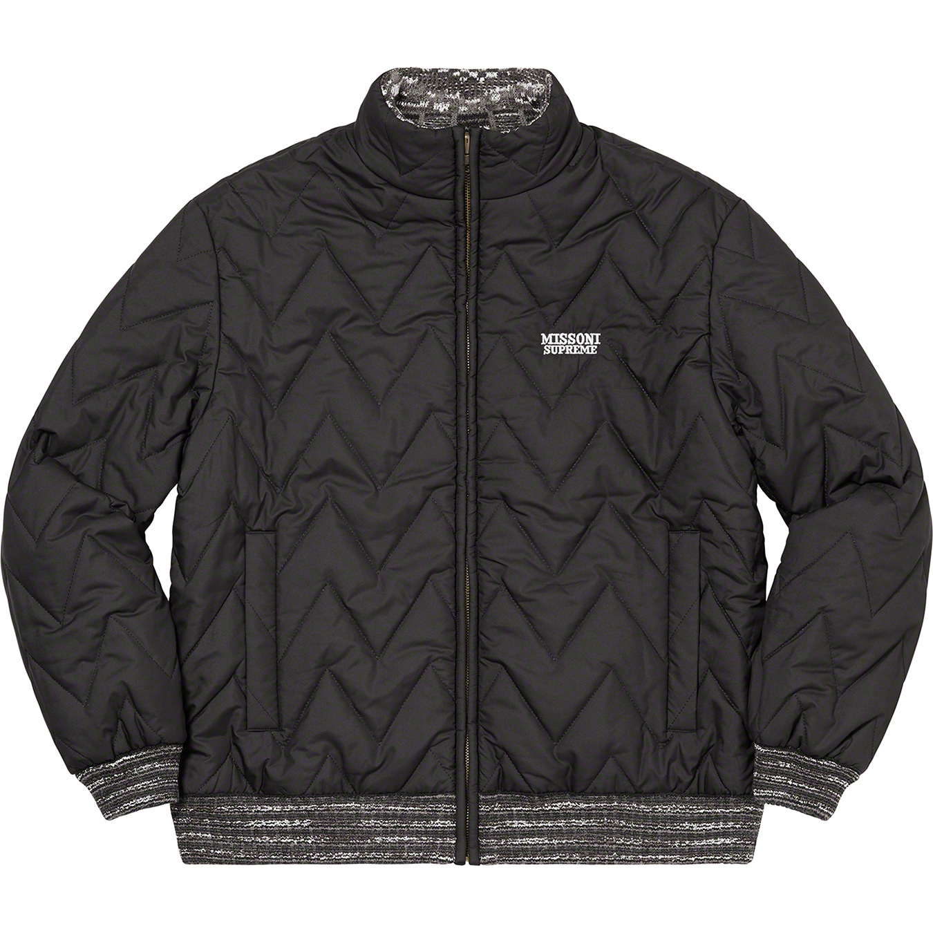 Supreme / Missoni Reversible Knit Jacket Blackの新品/中古フリマ(通販)｜スニダン