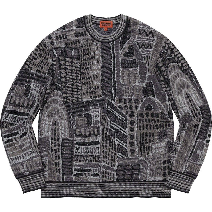 Details on Supreme Missoni Sweater Black from fall winter 2021 (Price is $298)